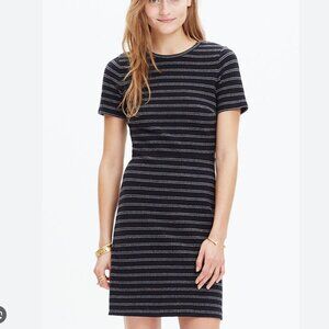 Madewell Striped Upstage Dress, Size 4. New with tags